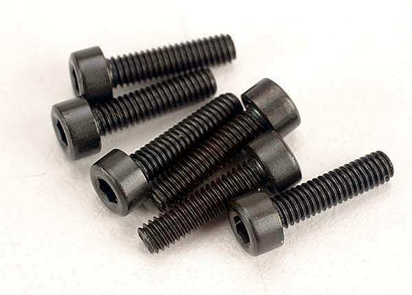 Traxxas 3229 Screws , 2.5x10mm cap-head machine (Hex drive) (6) - TRA3229