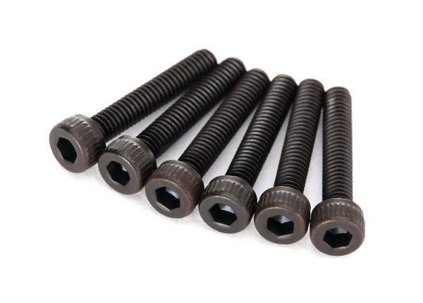 Traxxas 3234 Screws, 2.5x14mm cap-head machine (Hex drive) (6) - TRA3234