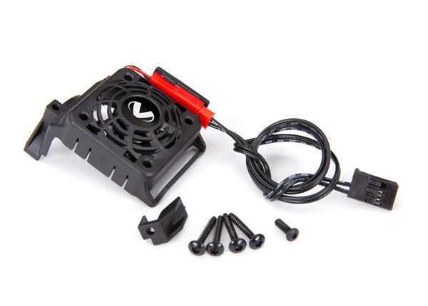 Traxxas 3456 Cooling fan kit (with shroud) (fits #3351R and #3461 Motors) (requires #3458 heat sink to Mount) - TRA3456