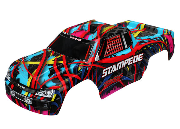 Traxxas 3649 Body , Stampede , Hawaiian Graphics (painted , decals applied) - TRA3649