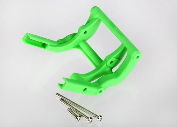 Traxxas 3677A Wheelie Bar Mount (1) / Hardware (green) - TRA3677A