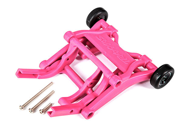 Traxxas 3678P Wheelie bar, assembled (pink) (fits Slash, Bandit, Rustler, Stampede series) - TRA3678P