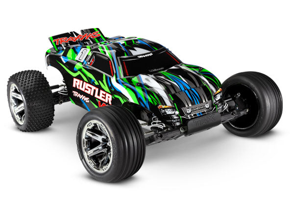 Traxxas 37076-74 RUSTLER VXL W/ MAGNUM 272R - Green - TRA37076-74-GREEN