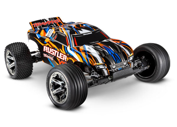 Traxxas 37076-74 RUSTLER VXL W/ MAGNUM 272R - ORANGE - TRA37076-74-ORANGE