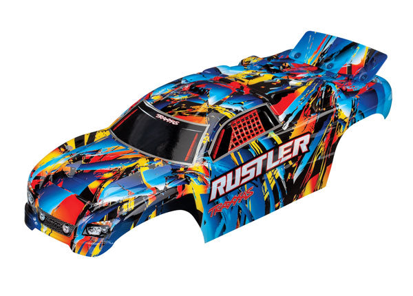 Traxxas 3748 Body, Rustler, Rock n' Roll (painted, decals applied) - TRA3748