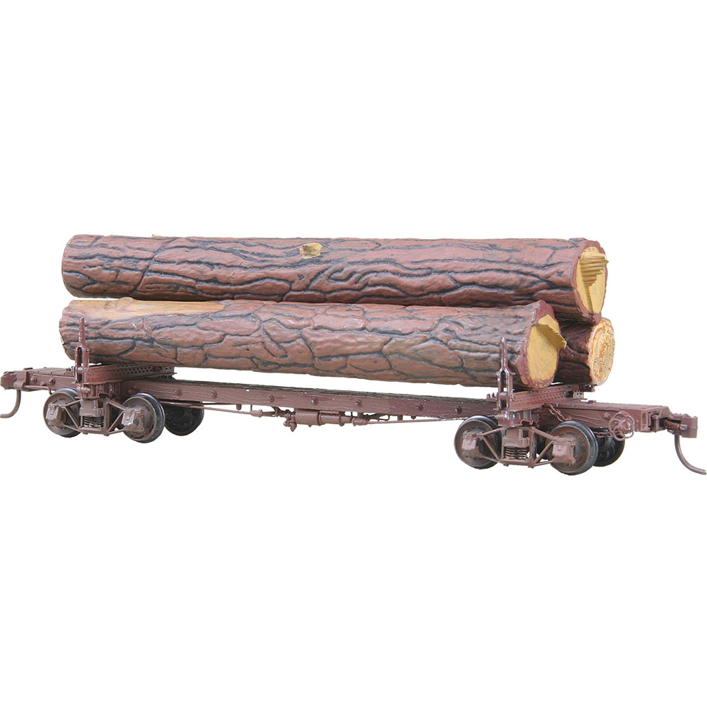 Kadee #102 Skeleton Log Car with Logs - Kit -- Undecorated - 380-102