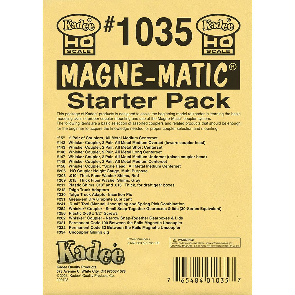 Kadee HO Scale Starter Pack - 380-1035