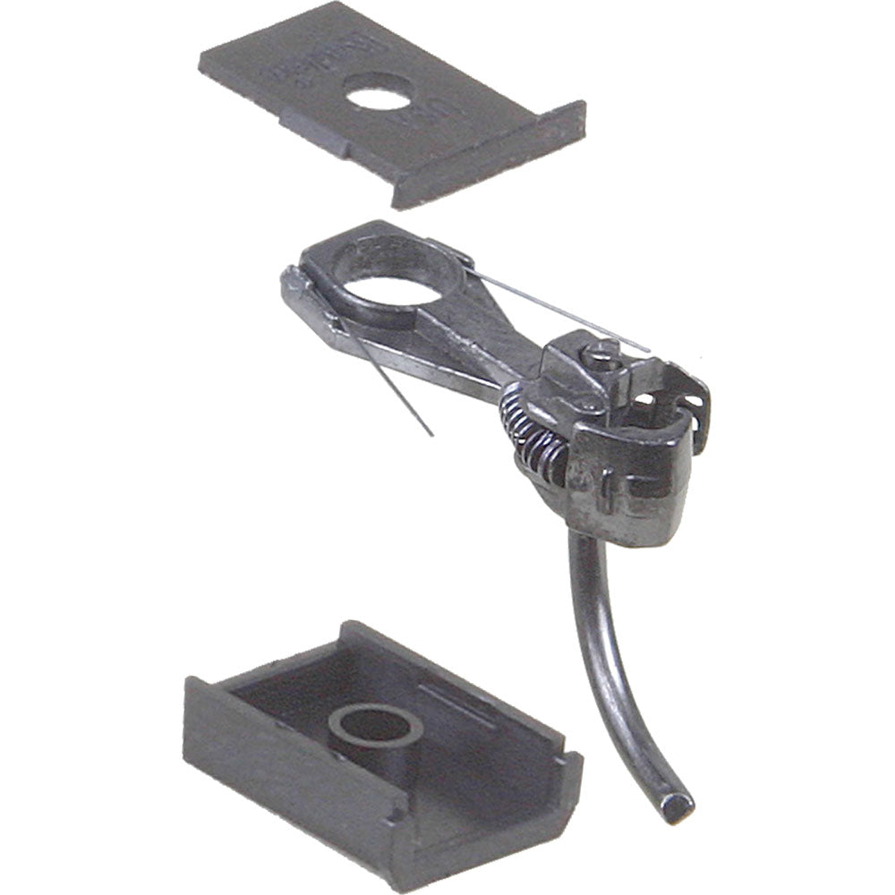 Kadee #153 Whisker(R) Scale Self-Centering Knuckle Couplers - Kit - Magne-Matic(R) -- Short 1/4" Centerset Shank w/#242 Draft Gear Boxes 2 Pair - 380-153