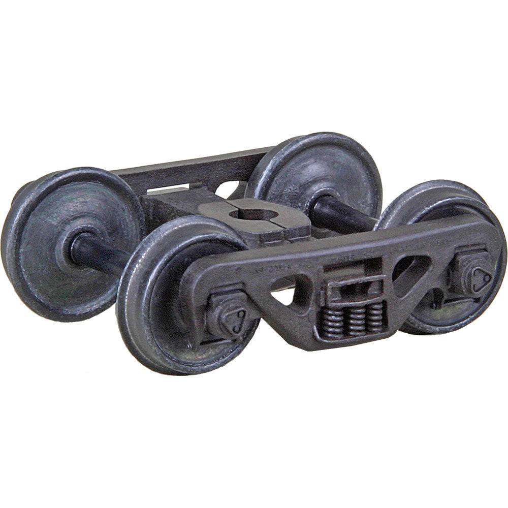 Kadee ACL Barber(R) S-2 70-Ton Roller-Bearing Self-Centering HGC Trucks -- Code 88 (.088") 33" Smooth-Back RP-25 Wheels 1 Pair - 380-1560