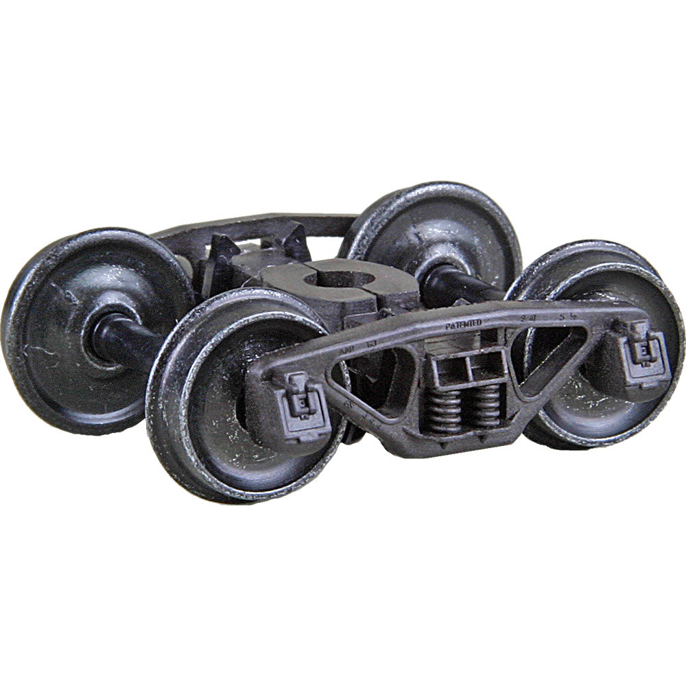 Kadee Bettendorf 50-Ton Self-Centering HGC Trucks -- Code 88 (.088") 33" Smooth-Back RP-25 Wheels 1 Pair - 380-1564