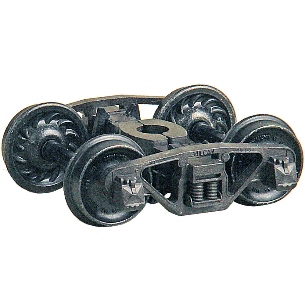 Kadee Vulcan Double Truss Trucks w/33" Code 88 Ribbed-Back Metal Wheels -- pkg(2) - 380-1573
