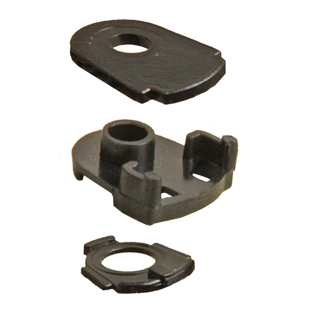 Kadee #233 30-Series Draft Gear Boxes & Lids -- 10 Pairs - 380-233