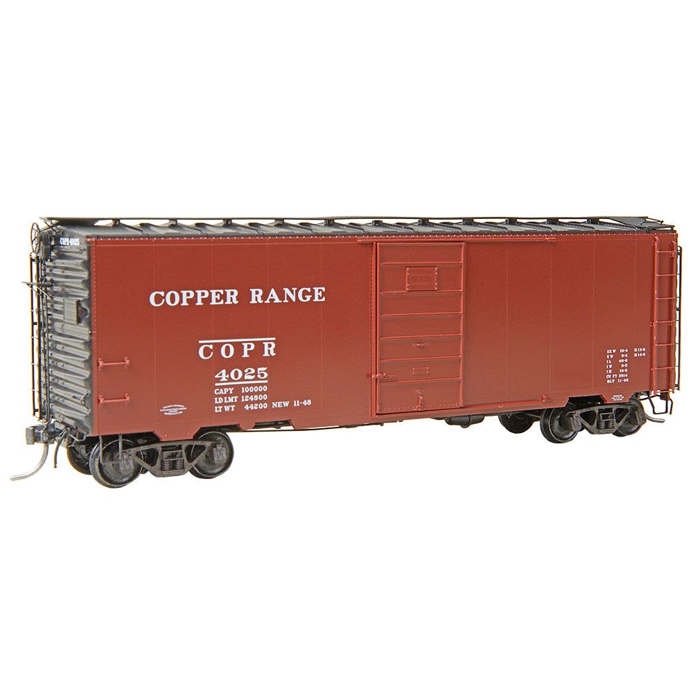 Kadee HO Pullman-Standard PS-1 40' Boxcar, 6' Door - Ready to Run -- Copper Range