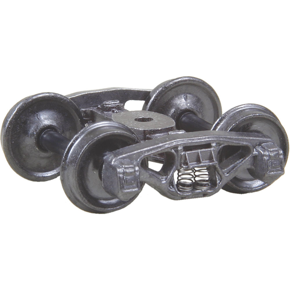 Kadee Bettendorf 50-Ton Fully Sprung Metal Trucks -- Code 110 (.110") 33" Smooth-Back RP-25 Wheels 1 Pair - 380-500