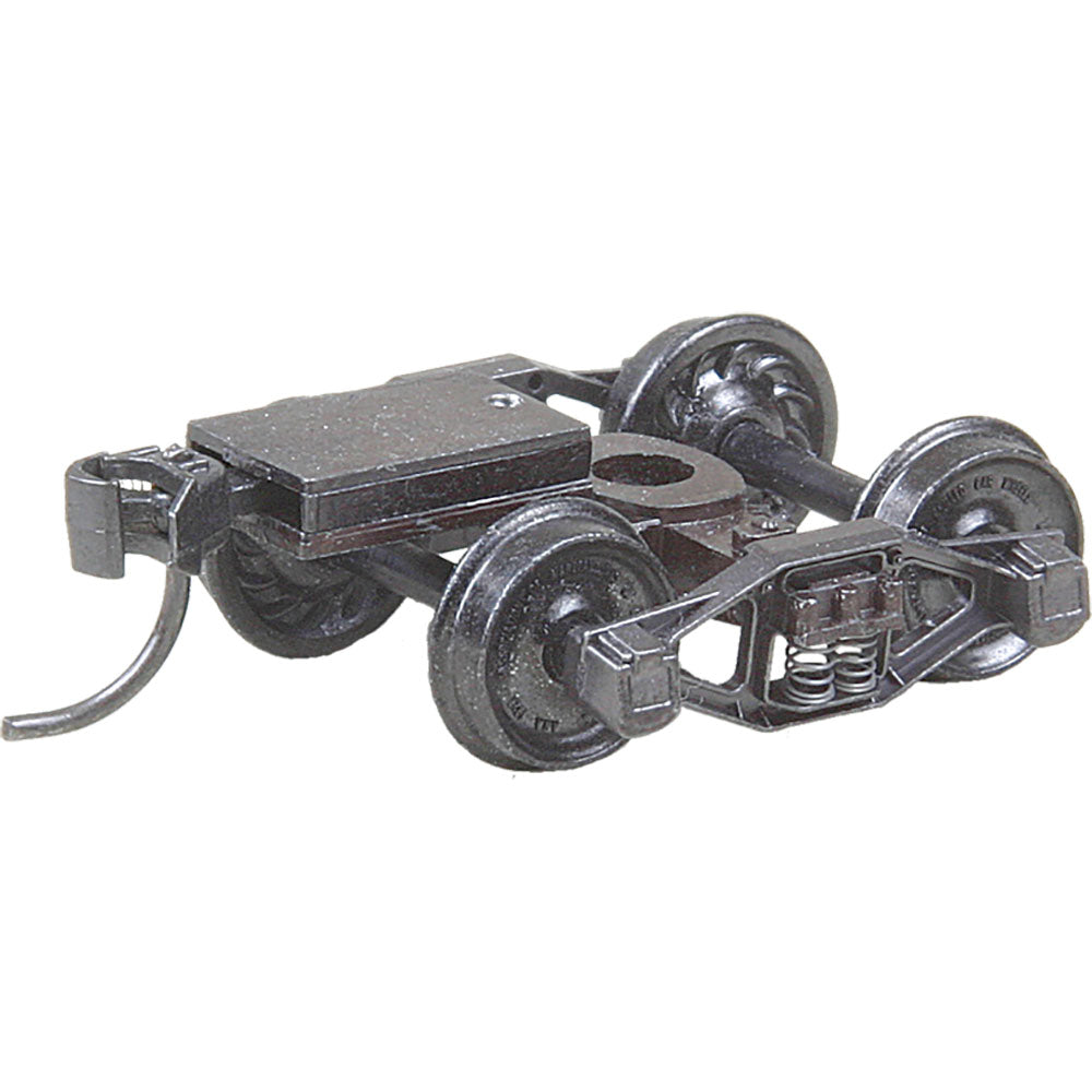 Bettendorf T-Section Fully Sprung Metal Trucks w/Whisker(R) Couplers - Kit -- Code 110 (.110") 33" Ribbed-Back RP-25 Wheels 1 Pair