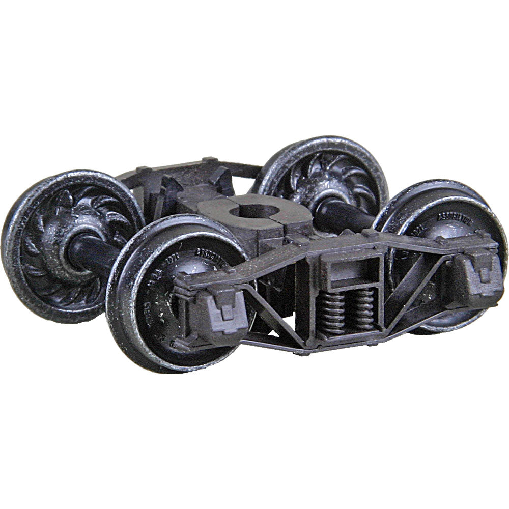 Kadee Arch Bar Self-Centering HGC Trucks -- Code 110 (.110") 33" Ribbed-Back RP-25 Wheels 1 Pair - 380-561