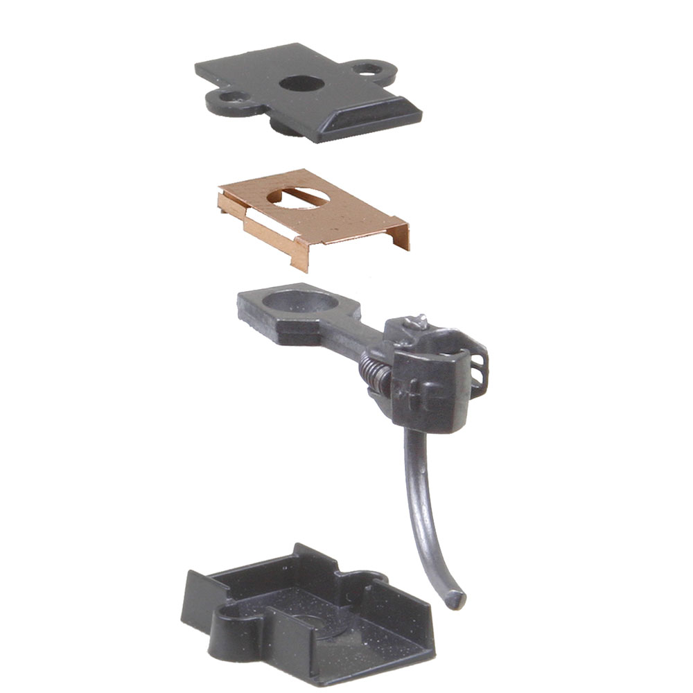 Kadee #58 Scale Metal Coupler - Kit - Magne-Matic(R) -- Medium 9/32" Centerset w/#232 Draft Gear Boxes 2 Pair - 380-58