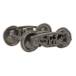 Kadee #751 O Scale 2 Rail AAR Bettendorf Style Metal Trucks with 33" Smooth Back Metal Wheels