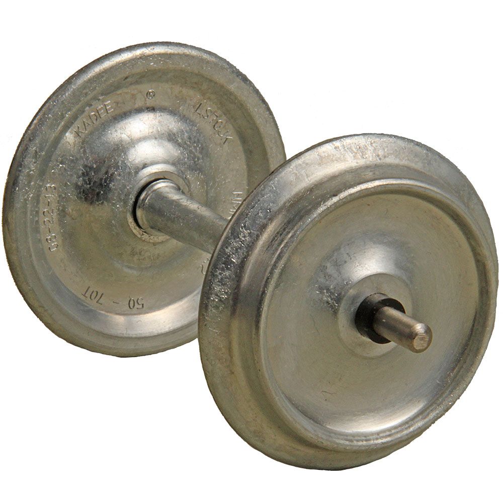 Kadee Smooth-Back Metal Wheelsets -- 33" Diameter for 1/29 Scale or 36" for 1/32 (#1) Scale (uncolored) 1 Set - 380-950