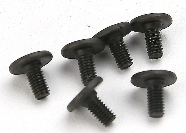 Traxxas 3932 Screws , 3x6mm flat-head machine (Hex drive) (6) - TRA3932