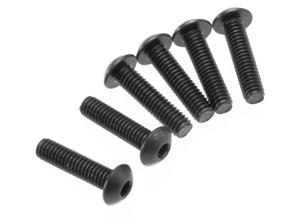 Traxxas 3933 Screws, 4x16mm button-head machine (Hex drive) (6) - TRA3933