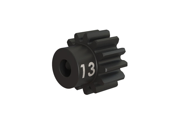 Traxxas 3943X Gear, 13-T pinion (32-p), heavy duty (machined, hardened steel)/ set screw - TRA3943X