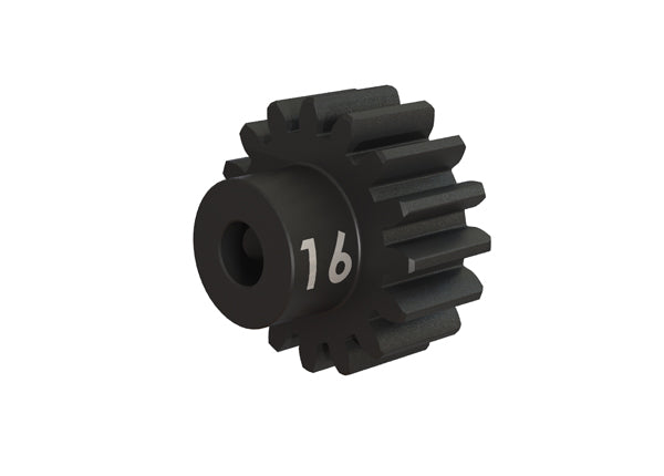 Traxxas 3946X Gear, 16-T pinion (32-p), heavy duty (machined, hardened steel)/ set screw - TRA3946X