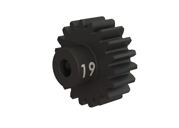 Traxxas 3949X Gear, 19-T pinion (32-p), heavy duty (machined, hardened steel)/ set screw - TRA3949X