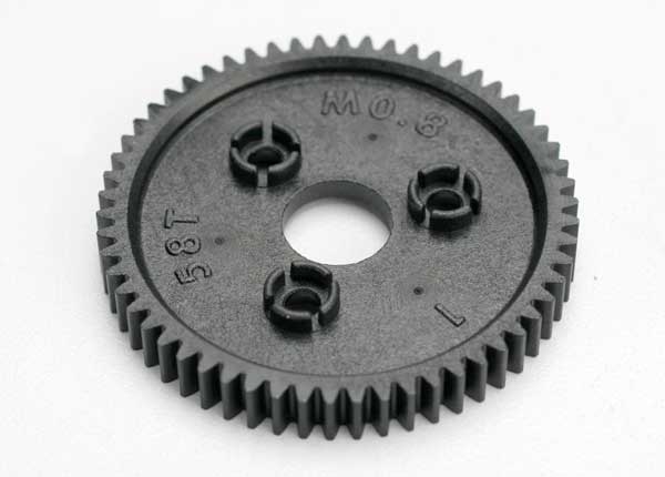 Traxxas 3958 Spur gear, 58-tooth (0.8 metric pitch, compatible with 32-pitch) - TRA3958