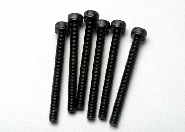 Traxxas 3964 Screws, 3x32mm cap-head machine (Hex drive) (6) - TRA3964