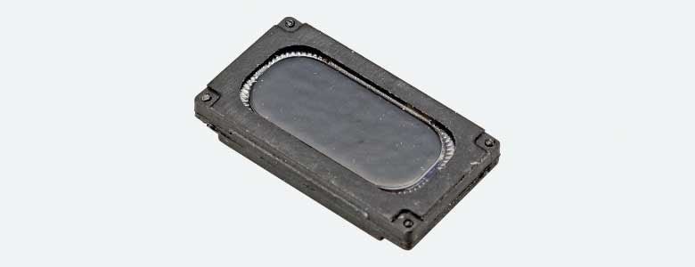 LokSound By ESU Rectangular Speaker with Enclosure -- 8 Ohm, 1/2 Watt, 11/32 x 1/2 x 1/8" 9 x 13 x 3mm - 397-50342