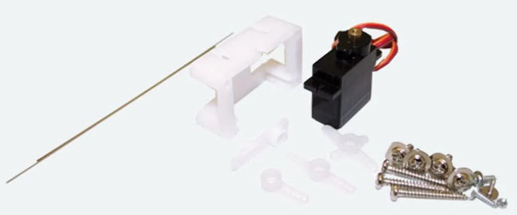 Servo Motor, precision miniature servo, operated by a micro controller with metal gear drive, including mounting kit