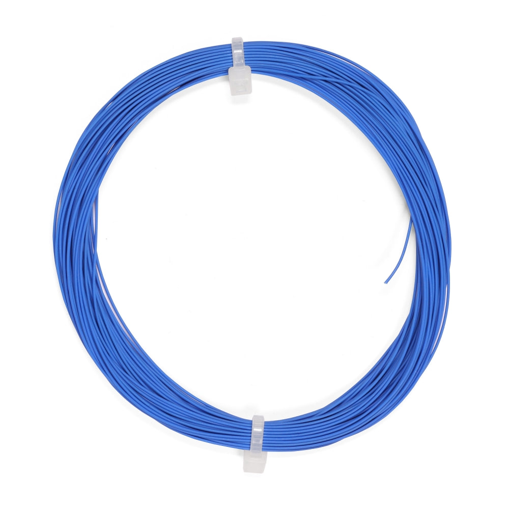 LokSound By ESU Super Thin Wire -- .5mm, 36AWG, 10m Roll, Blue - 397-51949