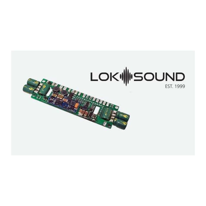 LokSound By ESU LokSound 5 DCC Direct Sound & Control Decoder with Integrated PowerPack -- Fits Various Models - 397-58921