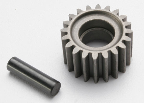 Traxxas 3996X Idler gear, 20-tooth/ idler gear shaft - TRA3996X