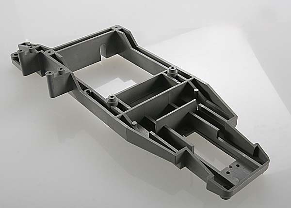 Traxxas 4131A Chassis backbone , plastic / throttle Servo Mount (grey) - TRA4131A