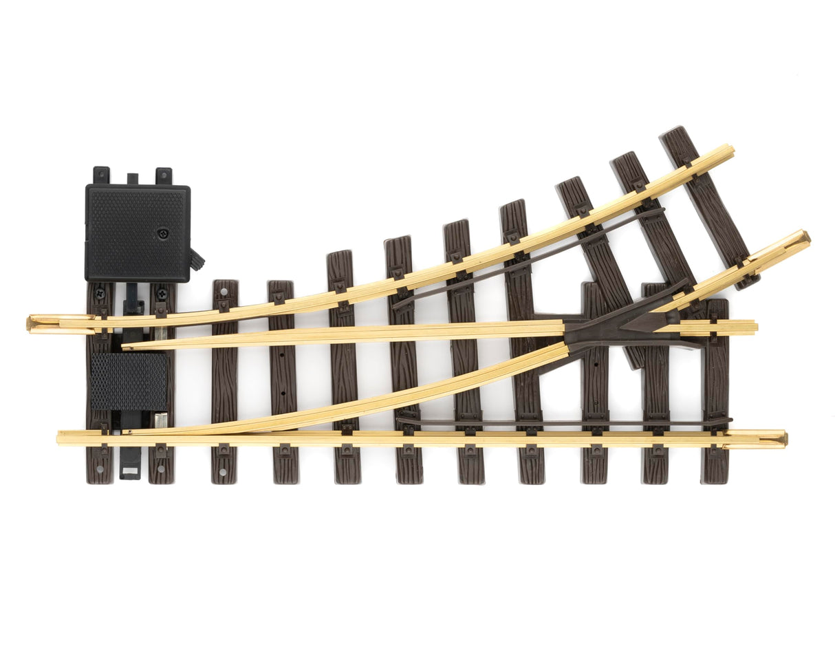 LGB #12100 R1 30-Degree Manual Turnout 4'3" Diameter -- Left Hand - 426-12100