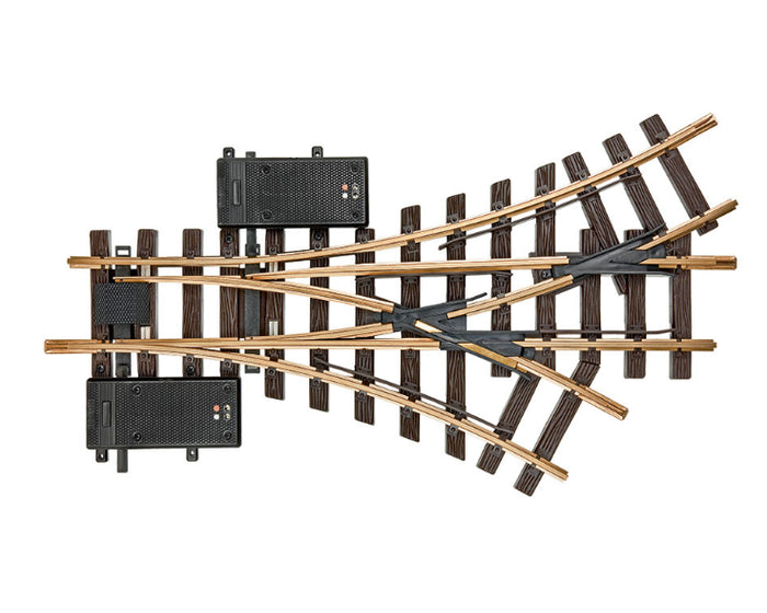 LGB #12360 Electric Turnout - R1 - 30 Degrees -- Three-Way (Diameter: 4'3" 130cm) - 426-12360