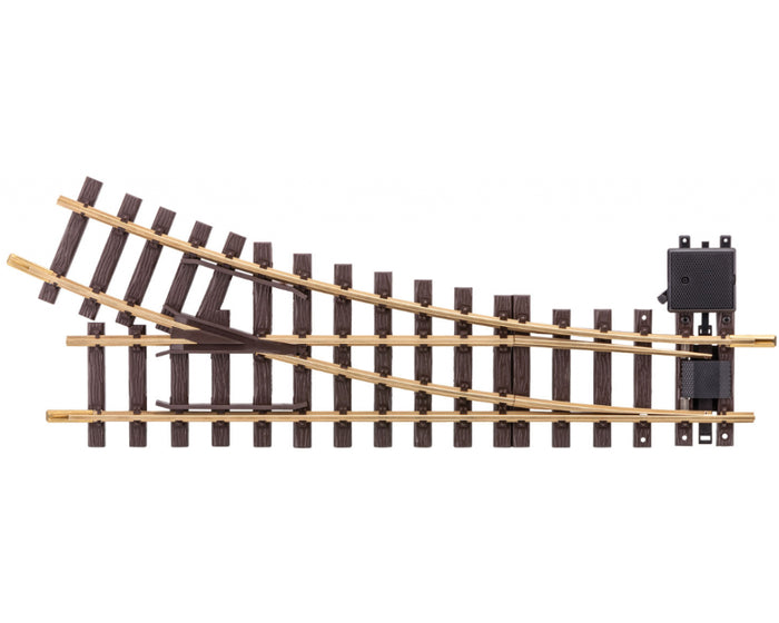 LGB #16040 Code 332 Manual Turnout -- Right Hand, Radius 3, 22.5 Degrees - 426-16040