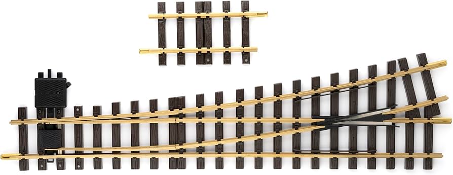 LGB #18150 R5 Manual Turnout -- Left-Hand - 426-18150