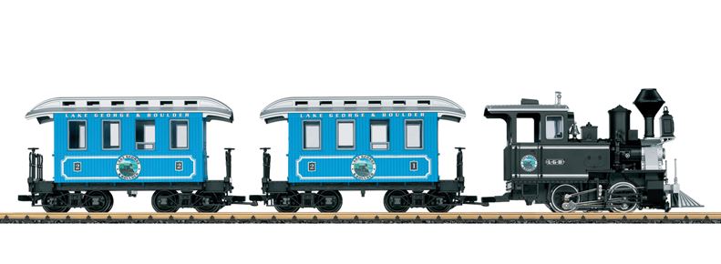LGB AMERICAN PASSENGER TRAIN STARTER SET - 426-72327