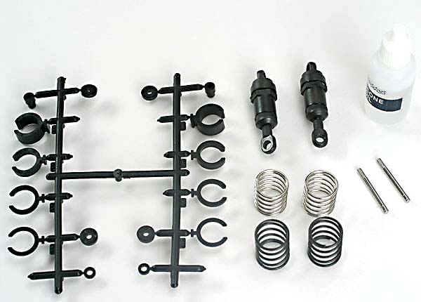 Traxxas 4260 Ultra Shocks (black) (short) (Complete w / spring preload spacers & Springs) (2) - TRA4260
