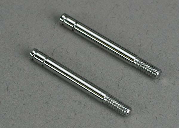 Traxxas 4261 Shock shafts , steel , chrome finish (29mm) (Front) (2) - TRA4261