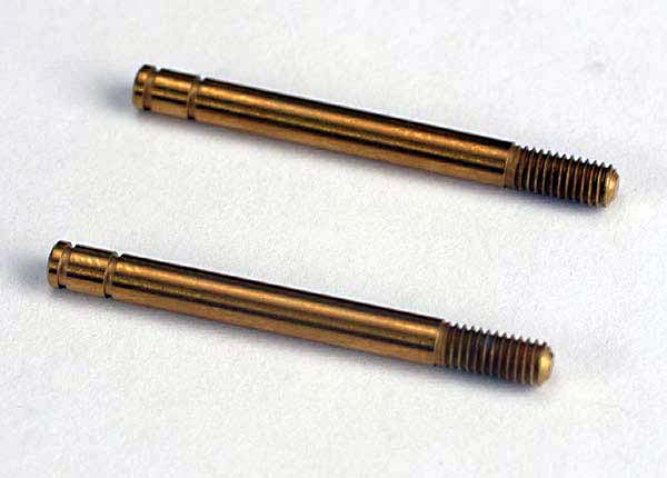 Traxxas 4262T Shock shafts, hardened steel, titanium nitride coated (32mm) (2) - TRA4262T