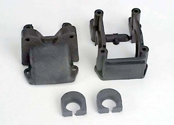 Traxxas 4318 Housing , Differential & cover (f) / shock tower (f) - TRA4318