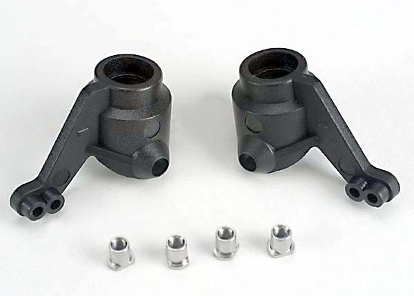 Traxxas 4336 Steering blocks / Axle housings (Left & Right) w / metal Inserts(3x4.5x5.5mm) (2) - TRA4336