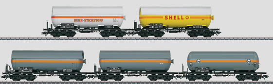 Marklin PRESS GASTANK CAR SET - 441-46456