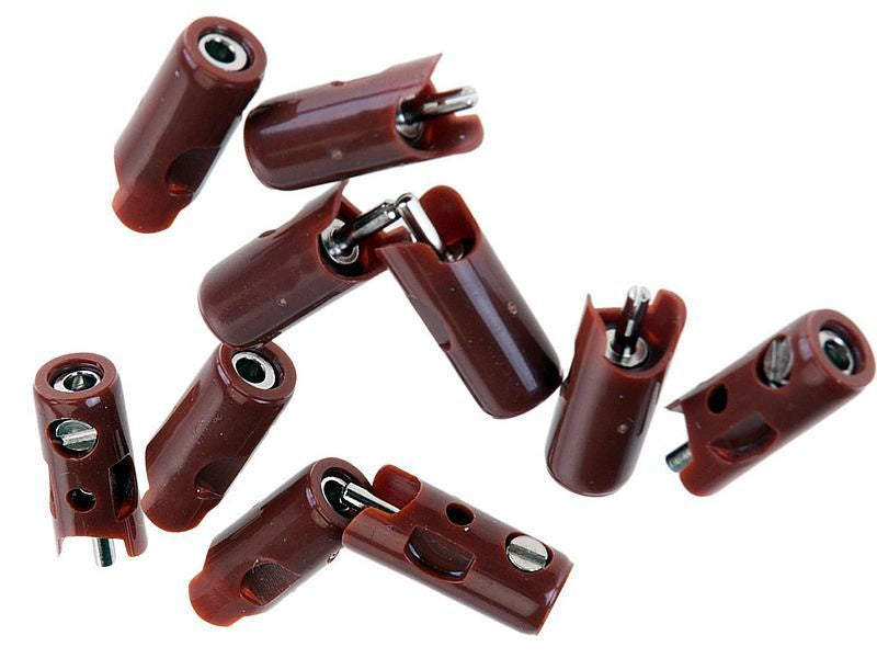 Marklin New Style Plugs pkg(10) -- Brown