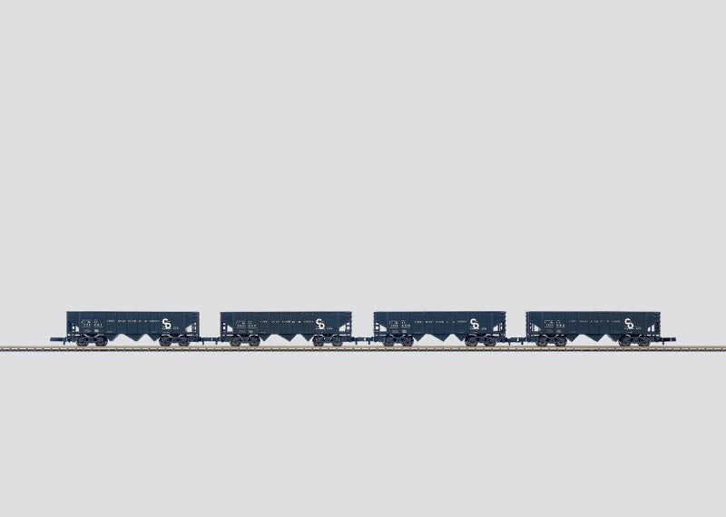 Marklin Z 3-Bay Hopper Set C&O 4/ - 441-82590