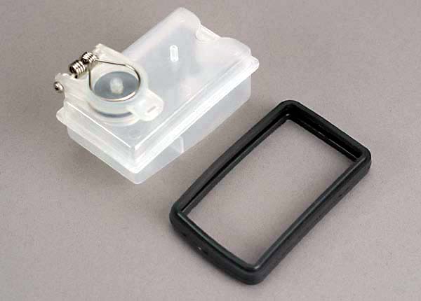 Traxxas 4448 Fuel tank (75cc) / rubber vibration cushions (2) - TRA4448